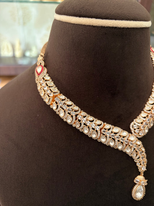 MS(748)V shape, Polki necklace