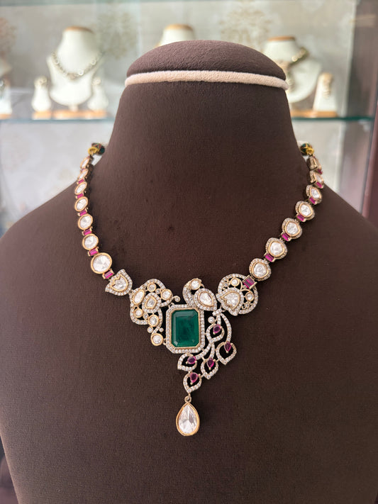TS(698)Shailja antique designer necklace