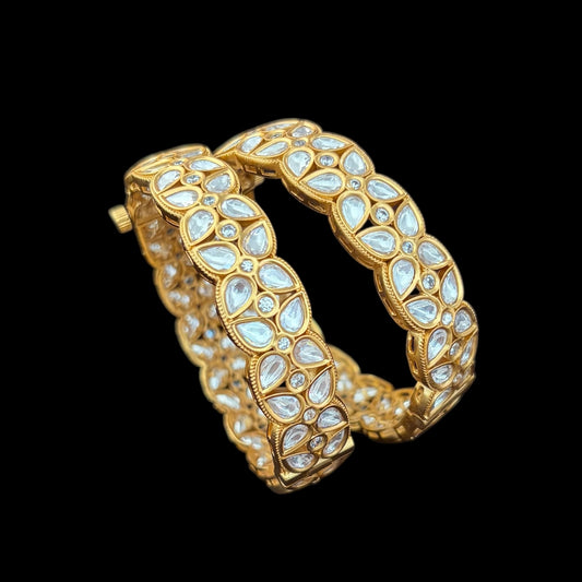 Polki openable bangles