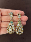 CH(423)Reina uncut Polki Earrings