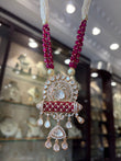 Long Polki necklace