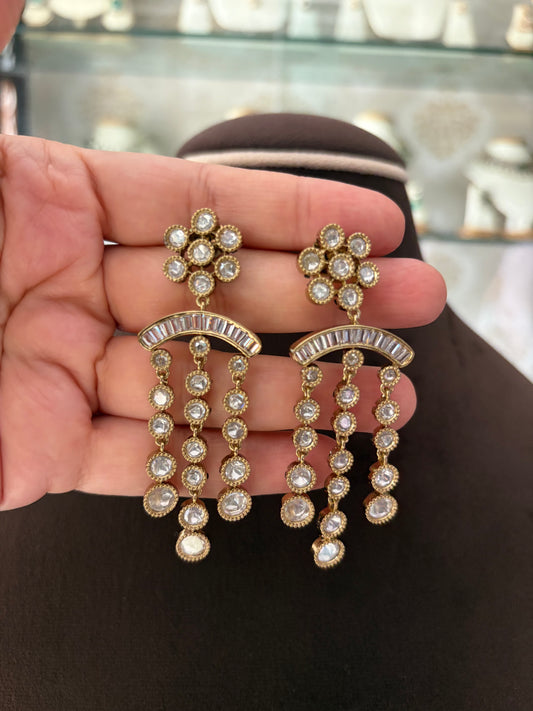 MS(936)Aarohi antique necklace set
