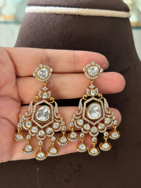 NP(4121)Tavishi flexible Polki necklace set