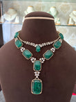 Ahilyabai doublet stone necklace