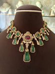 Margaret doublet stone necklace set