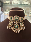 CH(1437)Mrinalini traditional Polki choker