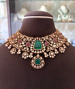 Rajmata Polki necklace with doublet stone