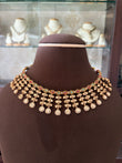 MS(1553)Nivisha peeli Polki pastel necklace set