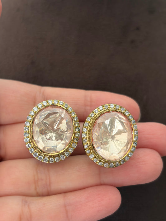 CD(576)Bianca moissanite pendant set
