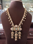 ER(1266)Adelaide antique long Polki necklace