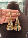 MS(787)Nadira statement moissanite earrings