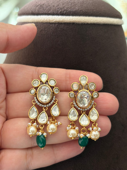 MS(1164)Rania moissanite necklace set