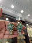 Sabyasachi inspired flower earrings
