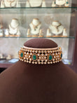 RD(1094)Zahra flexible Polki choker