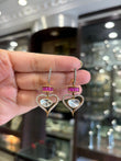 Heart Polki earrings