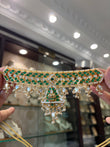 Gold played Moissanite Choker