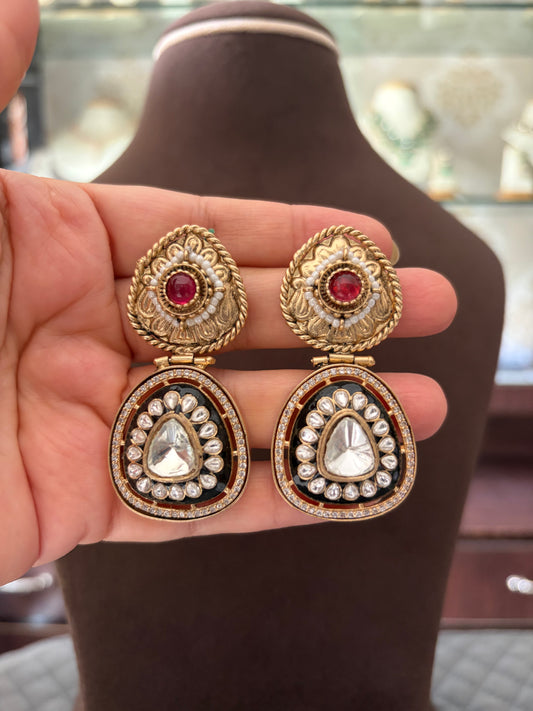 Ms(265)Paola Polki earrings