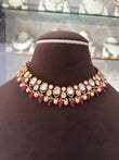 MS(1164)Rania moissanite necklace set
