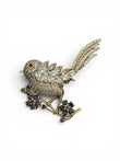 Sparrow brooch