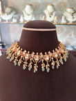MF(1525)Camille gold plated necklace set
