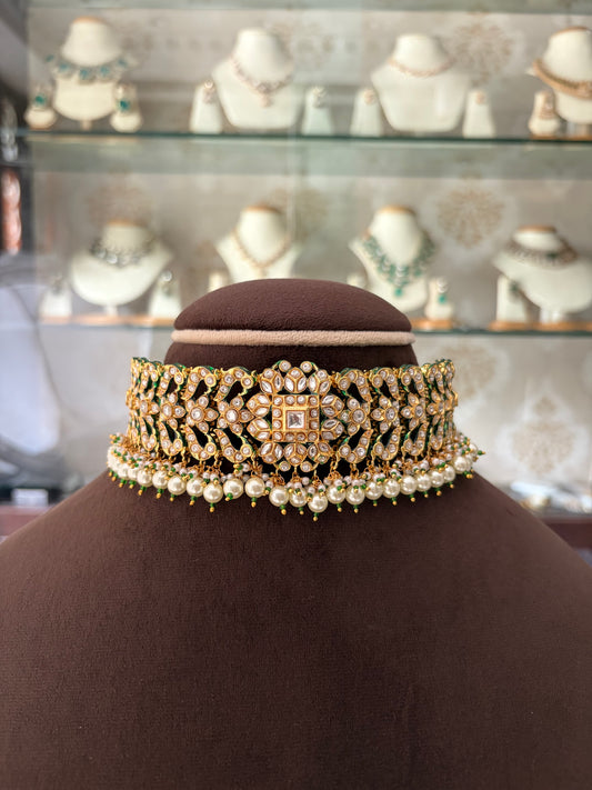 MS(1476)Vasundhra Jadau necklace set
