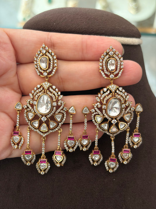 RN(3402)Shravani antique finish Polki choker