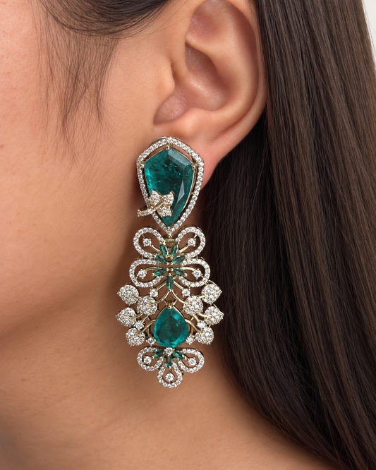 CH(367)Shanaya antique designer earrings