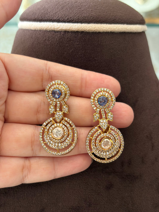CD(1132)Carina moissanite necklace set