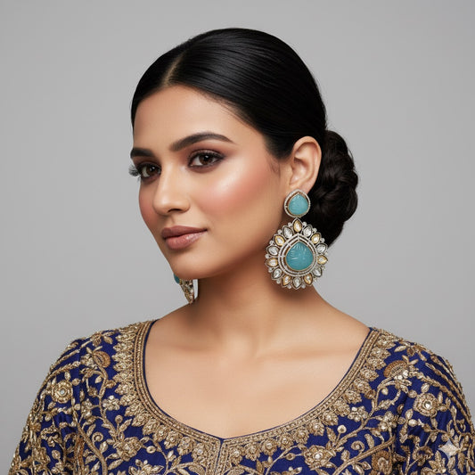 Kundan earrings