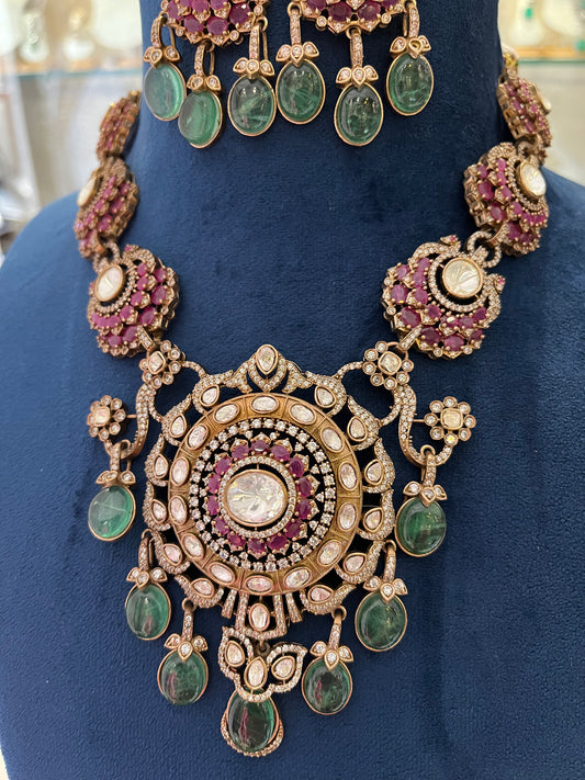 Antique Finish Malaika Necklace