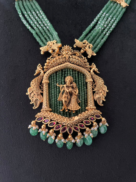 Radha Krishna with Jade String, Complete Length- 24”